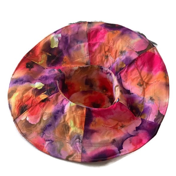 NEW-Reversible Foldable Wide Brim Floppy Sun Hat - Picture 4 of 8